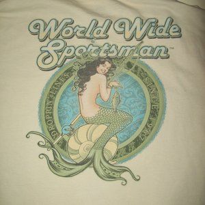 Worldwide Sportsman Droppin Lines T-shirt sz M